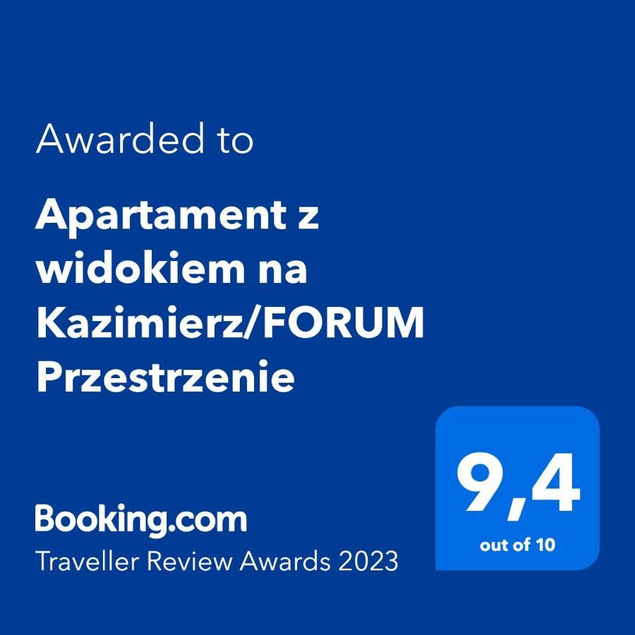 Apartament Z Widokiem Na Kazimierz/Forum Przestrzenie Apartment Krakow Bagian luar foto